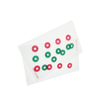 Red And Green Lifebuoy Card Collection Card Children Binocular Collection Fusion Function Diplopia Training Vision Test Chart