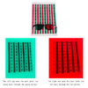 100% New 3 Pcs Red Green Vision Myopia Strabismus Amblyopia Training Reading Aids Disinhibit Vision Test Chart