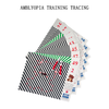Amblyopia Training Grating Tracing Atlas Children's Hyperopia Astigmatism Correction Visual Acuity Fine Vision Drawing Red Vision Test Chart