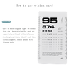 Optical Instrument Hot Sale Near Vision Test Chart