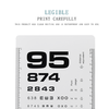 Optical Instrument Hot Sale Near Vision Test Chart