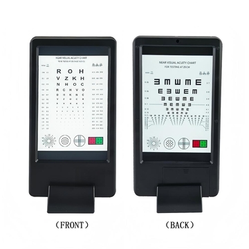 Eye Examination Ophthalmic Equipment Near Visual Chart Visual Chart with Light Visual Acuity Eye Chart