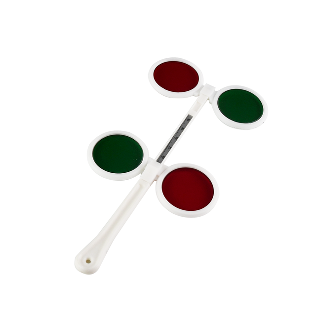 Optical Instrument Professional Eyesight Tester Red And Green Lens Flipper Ophthalmic Flipper