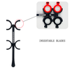 Optometry Black Color Insert Double-Sided Flipper Shot Adjustable Eyesight Training Optical Lens Flipper Rack Optical Flipper
