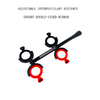 Optometry Black Color Insert Double-Sided Flipper Shot Adjustable Eyesight Training Optical Lens Flipper Rack Optical Flipper