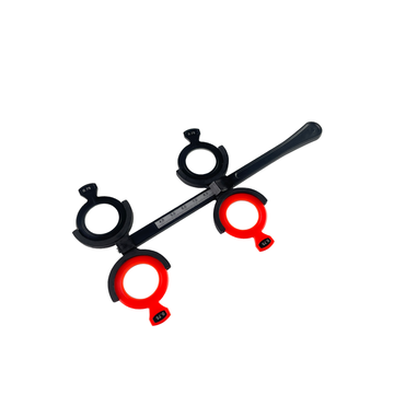 Optometry Black Color Insert Double-Sided Flipper Shot Adjustable Eyesight Training Optical Lens Flipper Rack Optical Flipper
