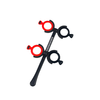 Optometry Black Color Insert Double-Sided Flipper Shot Adjustable Eyesight Training Optical Lens Flipper Rack Optical Flipper