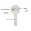 Ophthalmic Instrument Optical Optometry Flipper Lens Holder Automatic Flipper