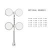 Optical Instrument Optometry Flipper Lens Holder Can Adjustable Pupil Eye Trainer