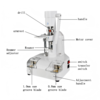 High Quality Optical Instrument Lens Driller Eyeglasses Lens Notching Driller Machine