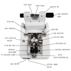 Optical Clinic Lens Groover with Stainless Steel Panel and PC Blade