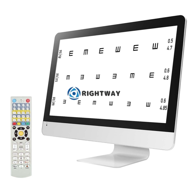 High Standard Optometry Equipment Digital Eye Chart LCD 215D Portable Vision Chart Snellen for Eye Test