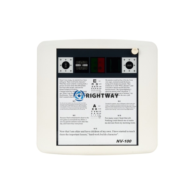 HL-1 Optical Equipment Near Vision Chart With Led Light Vision Eye Test Chart