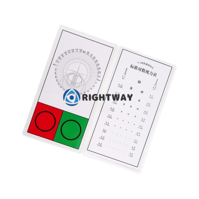 Eye Chart PVC Wall Chart Professional Eye Exam Standard Visual Eye Test Chart