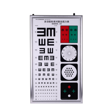 Ophthalmology Clinic & Optical Shop Vision Testing Lightbox — LED-Illuminated Standard Logarithmic 5-Meter Vision Chart
