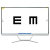Large Screen 23.6 Inch Led Visual Chart Height Adjustment Optometry Equipment Instrument Ac 110-240v for Optic