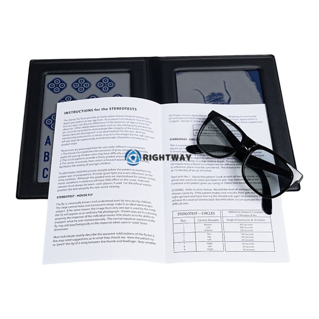 Fly Stereograph Test For Evaluation Of Gross Stereopsis And Fine Depth Perceptiont Charts For Eye Exams