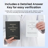 2026 New Edition Ishihara Test Book 38 Papers Color Vision Examination Chart Book For Color Blindness and Weakness Testing