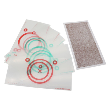 Fixed Red/green Tranaglyph Vision Therapy Convergence Insufficiency Eye Training Device Stereo Training Cards Visual Correction