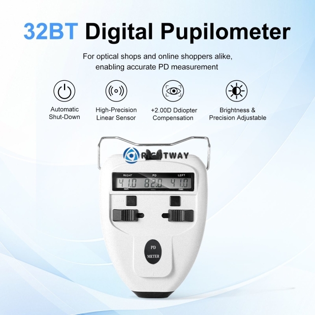 Equipment Pupilometer Interpupillary Distance Measuring Tool Digital Pupilometer