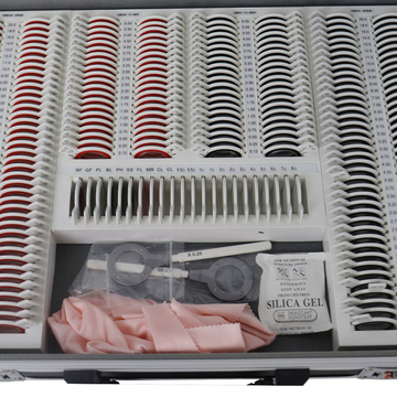 Wholesale Optical Optometry 266 Pieces Eye Test Box SL-266A5 Trial Lens Set Trial Lens Box