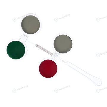 ZP Vision Training Double-sided Optometry Lens Tester Accessories Plastic Optical Flipper for Eyewear & Eyesight Checks