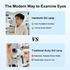 Portable Led Slit Lamp HSL-2 Microscope With Handheld Design for Ophthalmic & Veterinary Examination Silver Color