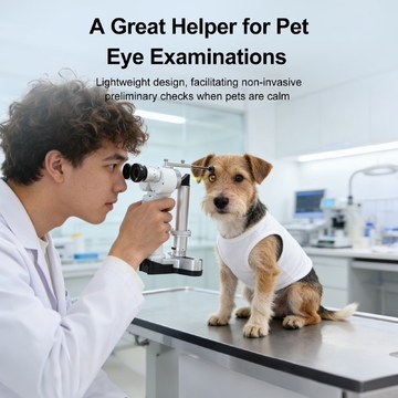 Portable Led Slit Lamp HSL-2 Microscope With Handheld Design for Ophthalmic & Veterinary Examination Silver Color
