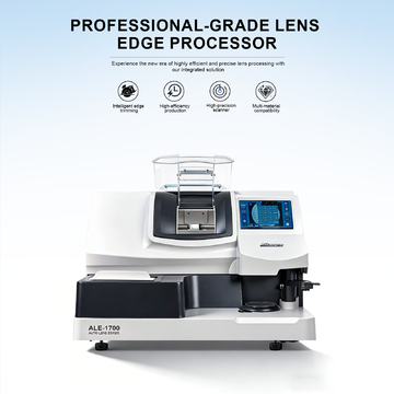 Optical Patternless Auto Lens Edger Machine ALE-1700 Built-in 3D Scanner and Frame Tracer for Optical Shops