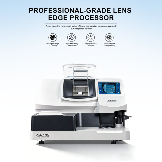 Optical Patternless Auto Lens Edger Machine ALE-1700 Built-in 3D Scanner and Frame Tracer for Optical Shops