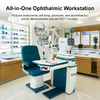 Ophthalmic Combined Table And Chair MI-2800B Optometry Chair Unit For Sale