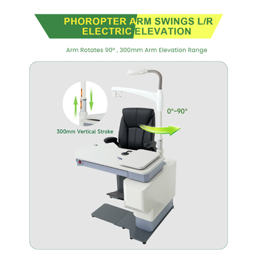 Ophthalmic Unit Chair and Stand TG-990 Professional Unidad Refraccion for Clinic and Hospital