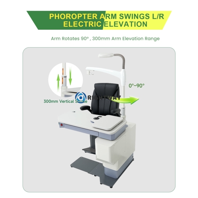 Ophthalmic Unit Chair and Stand TG-990 Professional Unidad Refraccion for Clinic and Hospital