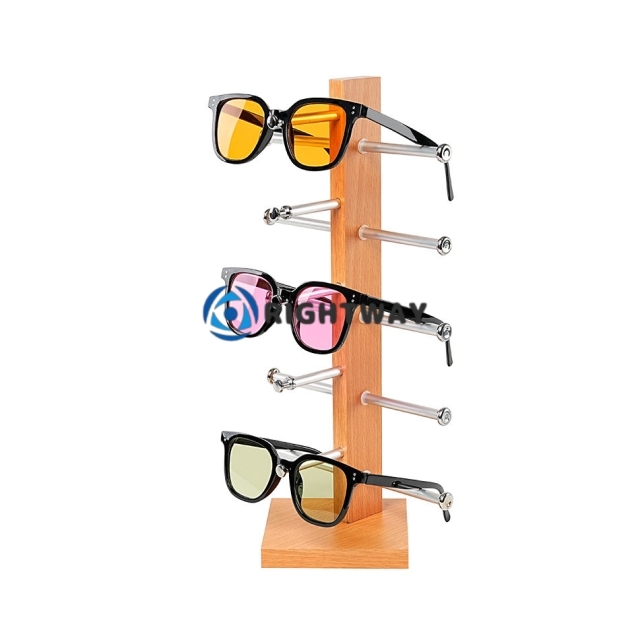 Best Selling Good Quality Custom Eyeglasses Sunglasses Promotional Display Shelf Eyewear Stand