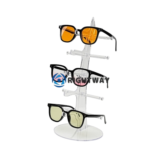 Optical Shop Metal Eyeglass Display Rack Floor Eyewear Frame Display Stand Removable Rotating Sunglasses Display Stand
