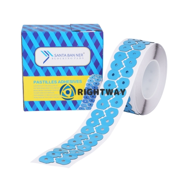 Optical Laboratory Instrument Blocking Pads SBN Lens Protection Discoptical Lens Polish Sticker 1000 Pieces Per Roll
