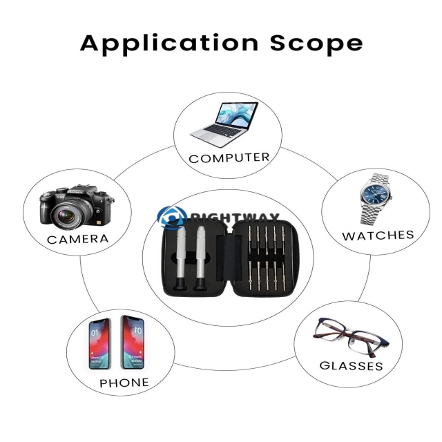 Wholesale Precision Optics Instruments Kit Set Rectangle Shape Magnetic Screwdriver With Zipper Wholesale Repair Kit