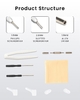 Hot Sell Portable Replaceable Eyeglass Repair Screwdriver Set SL002 for Optician