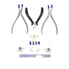 Rimless Glasses Tool Pliers Glasses Repair Kit 3T-B01C Lens Processing Repair Kit Pliers Screw