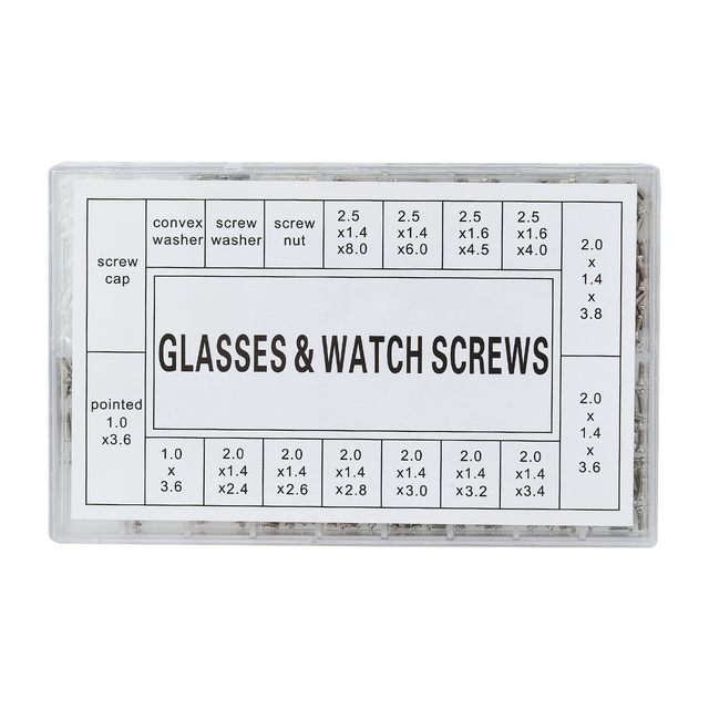 Glasses Accessories Screws Silicone Nose Pads Glasses Spare Parts Small Screwdriver Repair Tools Small Tweezers