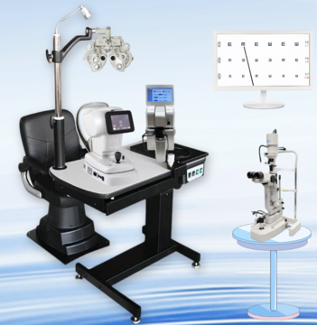 High Quality Series Small Combined Table Optics Instruments RM-960 Set Optometry Instruments 1-Year Warranty