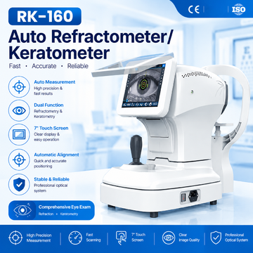 RK-160 Auto Refractometer Keratometer Automatic Refraction Keratometry Eye Testing Machine Optical Shop Ophthalmic Equipment