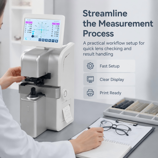 Optometry Equipment Lensometro Digital Auto Lensmeter LM-900