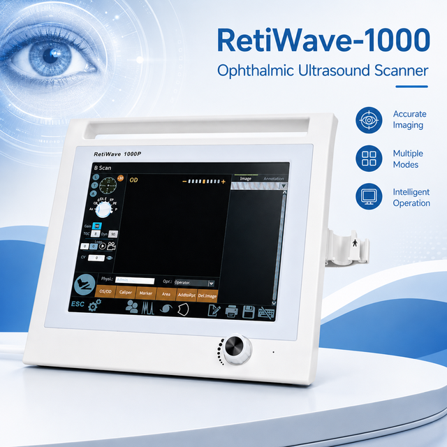 RetiWave 1000 Ophthalmic Ultrasound Scanner AB Scan Biometry IOL Calculation Eye Diagnostic Ultrasound System