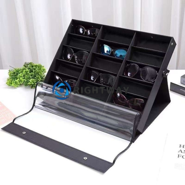 18 Slots Foldable Spectacle Frame Display Sunglasses Display for Optical Shop