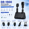 DR-1900 Ophthalmic Diagnostic Set Coaxial Ophthalmoscope Streak Retinoscope 2-in-1 Eye Examination Diagnostic Instrument