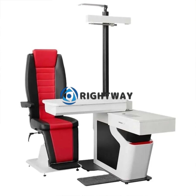 OU-1000 Automatic Ophthalmic Unit Electric Eye Examination Chair Table Ophthalmic Equipment with Wireless Control