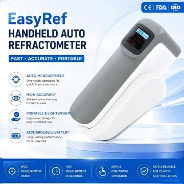 EasyRef Handheld Auto Refractometer Portable Wavefront Autorefractor Optical Refraction Screening Device
