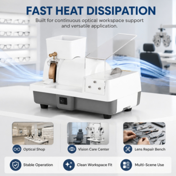 TC-10A Precision Hand Lens Edger &amp; Automatic Lens Cutting Machine Optical Tool for Professional Use