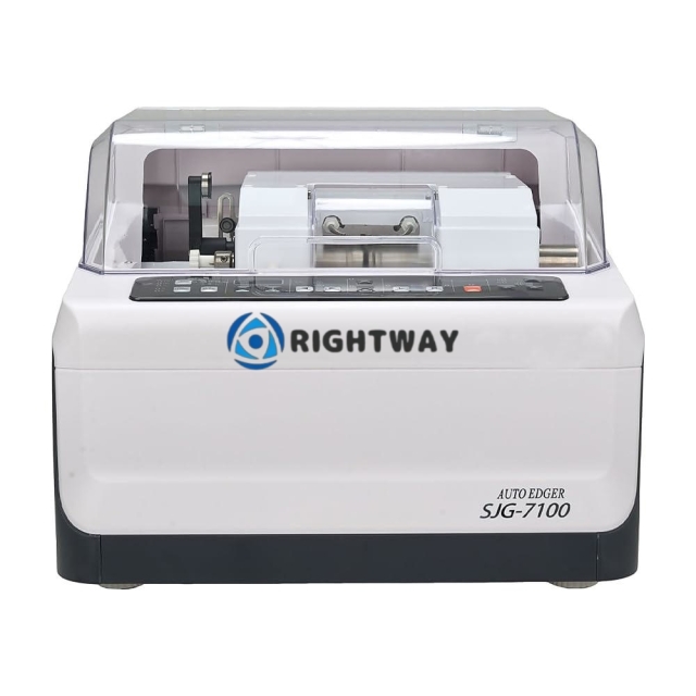 SJG-7100 Automatic Lens Edger Optical Lens Grinder Machine for CR39 Glass PC Lenses with Polishing and Beveling 110V 220V